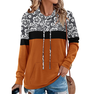Sudaderas con capucha de sublimación de mujer de gran tamaño para ropa de calle Diseño de logotipo personalizado Ropa profesional para sudaderas con capucha de sublimación de mujer - Product Image 1