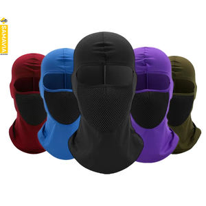 Vente en gros de balaclavas de sport anti-UV Samavia vierges, en coton et en soie, impression sérigraphique, designs entièrement personnalisés, prix bas, masques de sublimation - Product Image 5