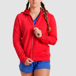 Haute qualité 2023 Gym hommes veste d'extérieur poids lourd broderie sweat à capuche zippé Logo personnalisé sweat à capuche unisexe - Product Image 3