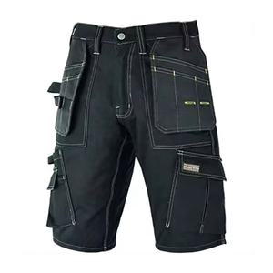 <b>Denim</b> Cotton Work Pants High Visibility Safety <b>Cargo</b> <b>Shorts</b> CE Certified Custom Logo OEM Service - Product Image 4