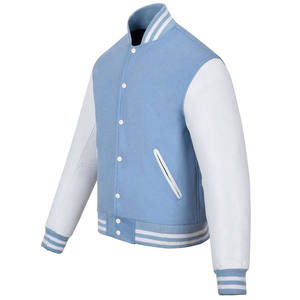 Venta caliente personalizado estilo fresco polar invierno Varsity chaquetas béisbol bombardero cuero Varsity chaquetas para hombres y mujeres - Product Image 2