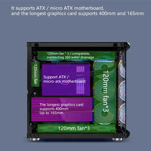 Caja de Ordenador para Juegos ATX M-AXT con Luces LED RGB, Modelo 2022 - Product Image 5