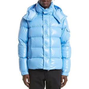 Promotion OEM 2025 Léger Matelassé Puffer Baggy Surdimensionné Stand Avant Polyester Fiber Veste Homme En Gros Confortable - Product Image 3