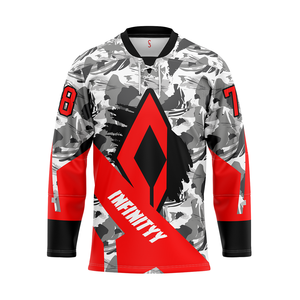 Camiseta de hockey sobre hielo de sarga de aparejos negros personalizados OEM nuevo uniforme de hockey de equipo sublimado personalizado para hombres - Product Image 3