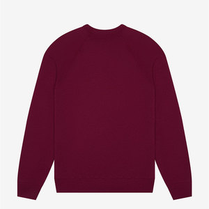 Unisex Size Large New Unisex Crewneck Raglan Sleeve Soft <b>Sweatshirt</b> Small <b>White</b> Crewneck Fleece Raglan Unisex Sweater - Product Image 5