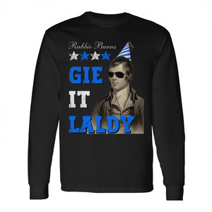 Camiseta promocional de manga larga de Robert Burns Scottish Burns Night Gie It Laldy - Product Image 2