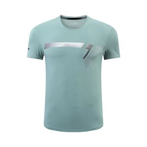 Camiseta deportiva para hombre con logotipo personalizado del proveedor directo de fábrica, de secado rápido, cómoda con diseño en blanco, método de impresión por sublimación - Product Image 6