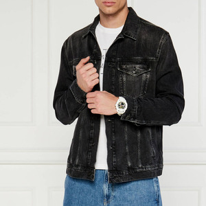 เสื้อแจ็คเก็ตบอมเบอร์ฤดูหนาวสำหรับผู้ชาย Twillsports - มีฮู้ด ผ้าฝ้าย 100% สไตล์วินเทจ ดีไซน์ใช้งานได้จริง กระเป๋าขนาดใหญ่ เย็บตะเข็บเสริมความแข็งแรง พร้อมกระดุม - Product Image 4