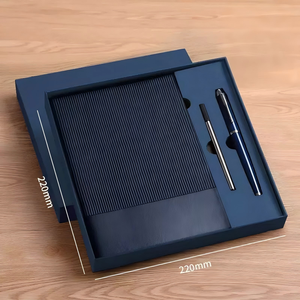 Cao cấp retro A5 kinh doanh máy tính xách tay biểu tượng tùy chỉnh mềm da món quà thiết thực cho ngày của giáo viên cao đẳng chủ đề may A3 - Product Image 1