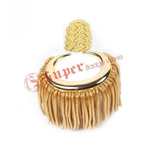Épaulettes de pilote à franges en lingots d'or avec frange de cérémonie pour les compagnies aériennes - Product Image 6