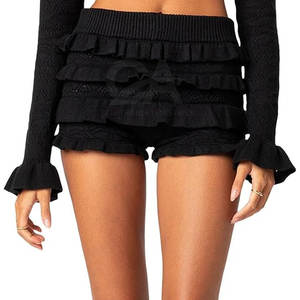 Pantalones cortos cómodos y transpirables con volantes Material duradero con el último diseño para uso en exteriores Precio razonable - Product Image 1