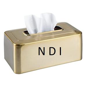 Boîte de conteneur de mouchoirs de forme personnalisée de qualité standard boîte de rangement de serviettes de grande capacité pour la décoration de bureau boîte de support de mouchoirs - Product Image 1