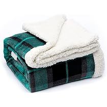 Couvertures de lit sherpa en flanelle double couche super douces et chaudes à rayures pour l'hiver Couvertures confortables en flanelle microfibre 300 g/m² - Product Image 4