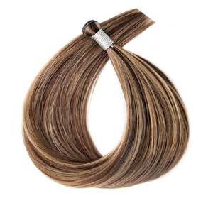 Extensions de cheveux 100% Remy I-Tip # 4/27 Mèches châtain brun et blond bronzé - Product Image 1