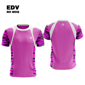 Camiseta vintage personalizable para deportes escolares Jersey de poliéster transpirable con diseño 3D y estilo sin cuello con estampado de logotipo - Product Image 3