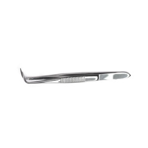 Pinzas de pestañas de volumen Puntas de fibra Injerto de pestañas Nano Grip Venta caliente Pinzas de pestañas de punta de 90 grados para la venta - Product Image 4