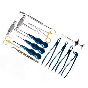 ชุดเครื่องมือผ่าตัดทันตกรรมแบบแมนนวลทำจากสเตนเลสสตีลจากเยอรมัน14ชิ้นเครื่องมือทันตกรรมแบบมืออาชีพใช้ซ้ำได้ - Product Image 2