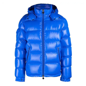 CUSTOMIZED 2025 Spring Formal <b>Waterproof</b> Breathable Canvas Puffer <b>Jacket</b> Hooded Unisex <b>Plus</b> <b>Size</b> Front Logo Coats - Product Image 5