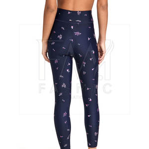 Mallas deportivas de entrenamiento para mujer 100% algodón transpirable y suave al tacto diseño impreso personalizable para la temporada de verano - Product Image 4