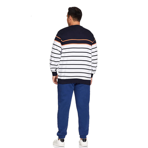 Sweat-shirt à capuche pull saison hiver pour hommes Big Tall Options Coton mélangé avec motif solide en polyester/coton - Product Image 4