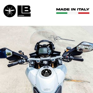 Adesivi Protettivi 3D per Tappo Serbatoio Moto Ducati Multistrada 1200 Nero - Product Image 2