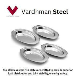 Plateau ovale en acier inoxydable de qualité supérieure, plat à poisson ovale, assiette à poisson en acier inoxydable, plateau de service alimentaire en métal - Product Image 2