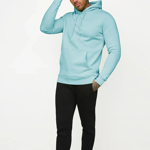 Vente en gros OEM 100% coton, sweats à capuche pour hommes avec logo personnalisé, vêtements de rue 3D lourds, sweats à capuche de base en molleton surdimensionné avec impression en relief - Product Image 2
