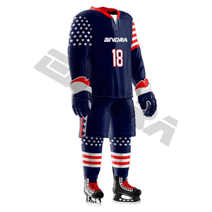 Best Sale 2024 <b>Cheap</b> Wholesale Blank Ice Hockey Jersey Hoodie Design Your Own Ice Hockey Uniform - Product Image 5