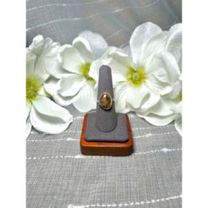 Anillo Navajo de Plata de Ley Iron Maiden, Talla 8, con Incrustaciones de Piedras Naturales, Chapado en Rodio, Joyería para Uso Diario - Product Image 1
