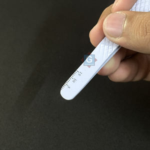 Pinzas de pestañas de acero inoxidable de precisión de alta calidad, herramienta aplicadora de pestañas para cuidado personal - Product Image 4