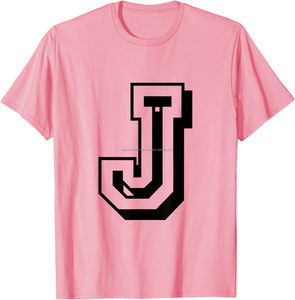 T-Shirt à manches courtes de haute qualité 25 nouveau modèle créatif motif lettre impression 100% coton haute Version pour hommes - Product Image 2