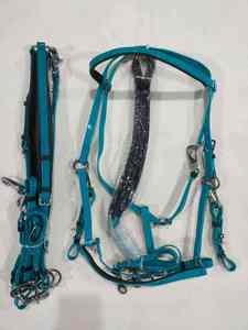 Bridon de cheval d'endurance de haute qualité, en cuir rembourré doux, design réglable, parfait pour la course et la randonnée longue distance - Product Image 4