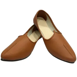 Men ethnic made Pakistani Khussa / Khussa Shoes men Flat/light Weight Mixed Color's khussa m brown dyed