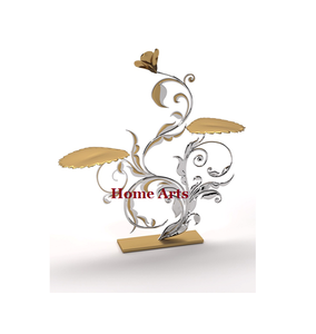 Support à gâteau en fer au design admirable, qualité supérieure, couleur or, pour gâteaux et chocolats, idéal pour les fêtes d'anniversaire - Product Image 2