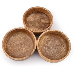 Bol en bois de manguier Exportateur en gros Nouveau design Pièce simple à utiliser à la main à bas prix - Product Image 1