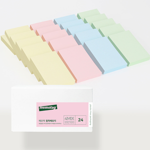 [Hansolmts] siêu lưu ghi chú dán gói số lượng lớn 6 loại dễ bóc Góc ghi chú định vị lại cho văn phòng & kế hoạch - Product Image 2