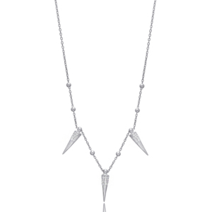 Cadena de bolas de forma única, collar de coctelera de piedra de circón, joyería de plata de ley 925 hecha a mano turca - Product Image 5