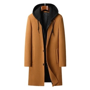 Nouveau manteau long en laine à la mode pour hommes saison automne et hiver manteau en laine pour hommes à la personnalisation en gros hiver de haute qualité - Product Image 1