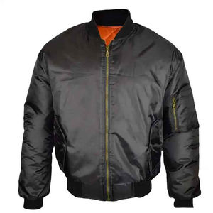 2025 nouveau personnalisé dernier Satin Bomber grande taille hommes lettre homme personnalisé blanc en gros Bomber veste pour hommes Service OEM - Product Image 1