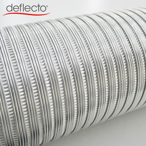 Conducto de ventilación de tubo corrugado flexible de Metal de interfaz ajustable personalizado de 4 pulgadas Conducto semirrígido de aleación de aluminio - Product Image 2