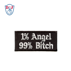 Custom Text Embroidered Patch <b>Name</b> <b>Tag</b> Morale Embroidery Twill Patch Fun Patches for Garment Trimming - Product Image 4