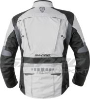 Veste de moto à manches longues pour homme Sapro Motorsport, coupe-vent, toutes saisons, vêtements de course, gris, noir, rouge
