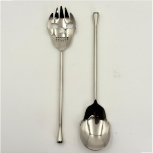 Juego de Cuchara y Tenedor con Diseño de Esqueleto, Decoración de Calavera, Mini Tenedor y Cuchara para Decoraciones de Halloween, Decoración del Hogar a Bajo Precio en India - Product Image 2