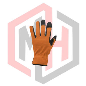Guantes de Mecánico con Palma Reforzada, Protección de Seguridad para las Manos, Personalizados, de Cuero Dividido, Antivibración, Antideslizantes, Anticorte, para Bomberos - Product Image 3
