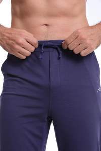 Pantalons de survêtement pour hommes Pantalons de yoga en coton avec cordon de serrage Fermeture élastique à la taille Tissu extensible dans les 4 sens - Product Image 5