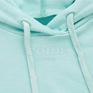 2025 nuevo estilo OEM ODM Casual logotipo personalizado impresión Crop Top Sudadera con capucha sudaderas de alta calidad mujeres Crop Top Sudadera con capucha - Product Image 4