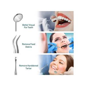 Kit d'examen dentaire Kit d'examen dentaire de précision 6 pièces Instruments dentaires professionnels Instruments chirurgicaux - Product Image 2