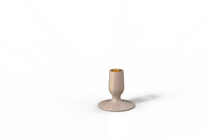 Lleva la belleza de la naturaleza a tu hogar con este portavelas de madera hecho a mano con grabado floral - Product Image 2
