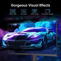 KOORUI Monitor Gaming de 24,5 pulgadas, FHD 1080P 144Hz/170Hz Monitores de computadora sin marco VA, 1ms, sRGB 99%