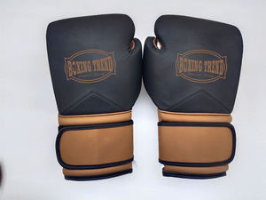 Logo personnalisé professionnel Fit gants de boxe en cuir de vachette personnalisé meilleur Muay Thai formation poinçonnage gants de boxe or - Product Image 2